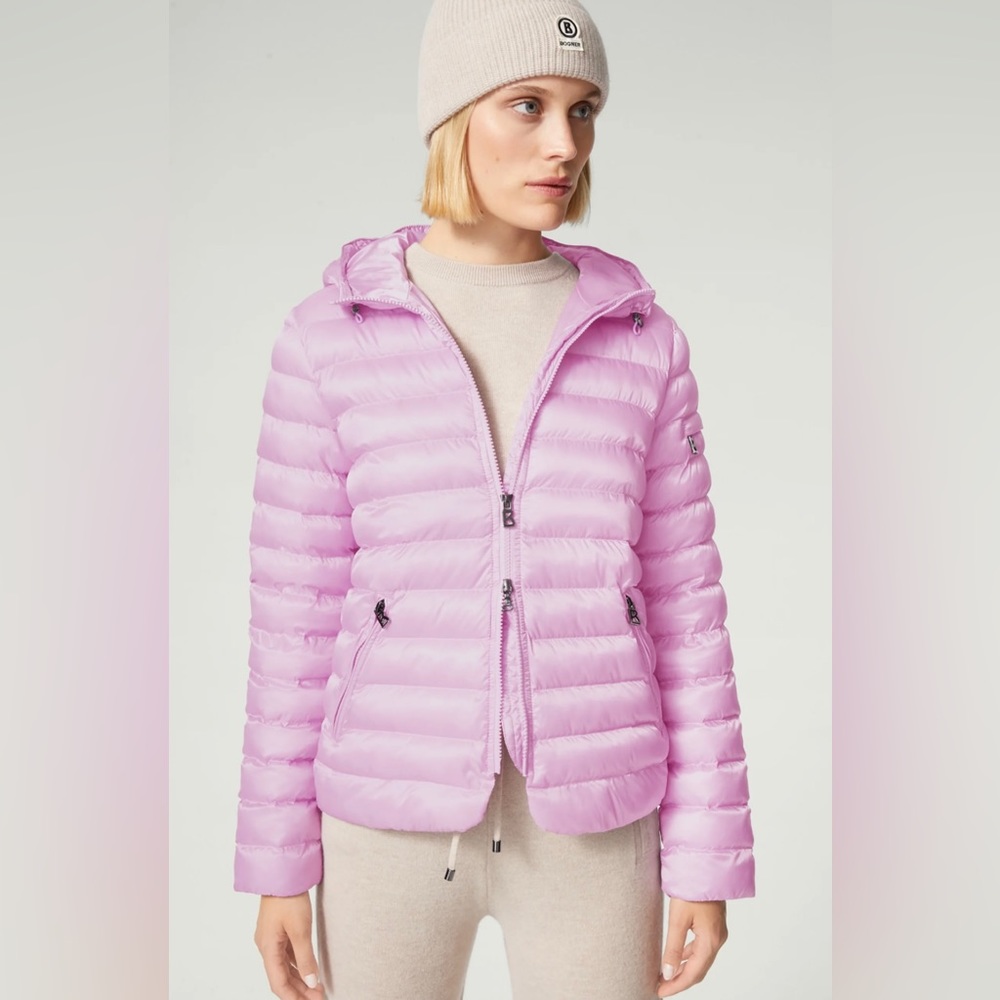 Bogner Tarja Quilted Jacket for Women - S, Lilac